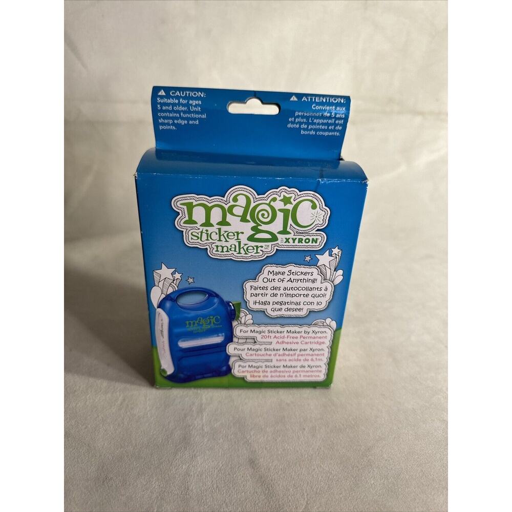 Xyron Magic Sticker Maker refill Acid Free Adhesive Cartridge